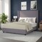 Flash Furniture Gray Queen Platform Bed with Tufted Headboard YK-1077-GY-Q-GG - alternate 1